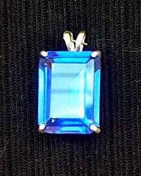 cubic zirconium, cz, blue tanzanite, pendant, sterling silver, mount, tiffany, earrings