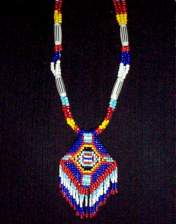 necklace, handmade jewelry, custom jewelry, bracelet, earrings, glass sead beads, native american design, triple strand, resin bone beads, choker, silvertone magnetic closure