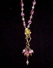 hand made, jewelry, necklace, earrings, bracelet, pendant, pearls, crystals, czech glass, rose quartz, hand painted crystals