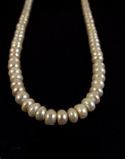necklace, handmade, custom jewelry, earrings, freshwater cultured white button pearls, silvertone magnetic closure