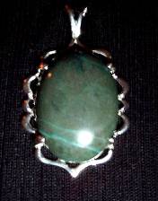 necklace, handmade, custom jewelry, earrings, blue banded, jasper, oval, flat, pendant, sterling silver, cinch mount, toggle closure
