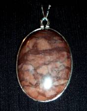 necklace, handmade, custom jewelry, earrings, ocean, jasper, oval, flat, pendant, sterling silver, mount, toggle closure