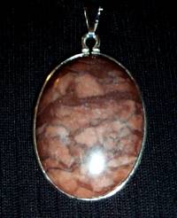 necklace, handmade, custom jewelry, earrings, ocean, jasper, oval, flat, pendant, sterling silver, mount, toggle closure