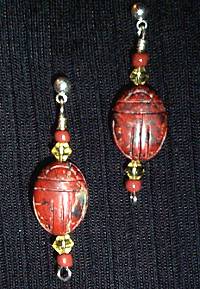 necklace, handmade, custom jewelry, bracelet, earrings, pendant, tiger iron, red agate, beetle, yellow jade, breecieated jasper, scarab, magnetic closure