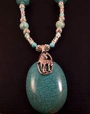 turquoise unicorn necklace
